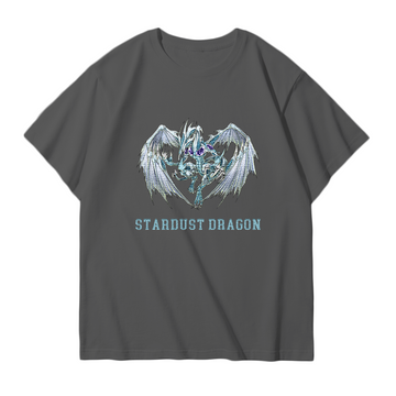 Stardust Dragon Yu-Gi-Oh! Anime Unisex Embroidered T-Shirt,Crewneck,Hoodie,ICE16