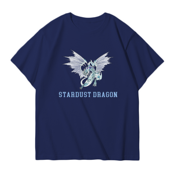 Stardust Dragon Yu-Gi-Oh! Anime Unisex Embroidered T-Shirt,Crewneck,Hoodie,ICE40