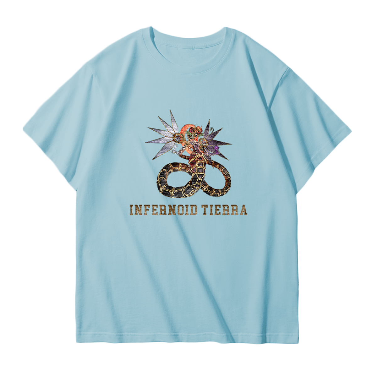 Infernoid Tierra Yu-Gi-Oh! Anime Unisex Embroidered T-Shirt,Crewneck,Hoodie,ICE11