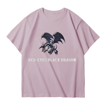 Red-Eyes Black Dragon Yu-Gi-Oh! Anime Unisex Embroidered T-Shirt,Crewneck,Hoodie,ICE05