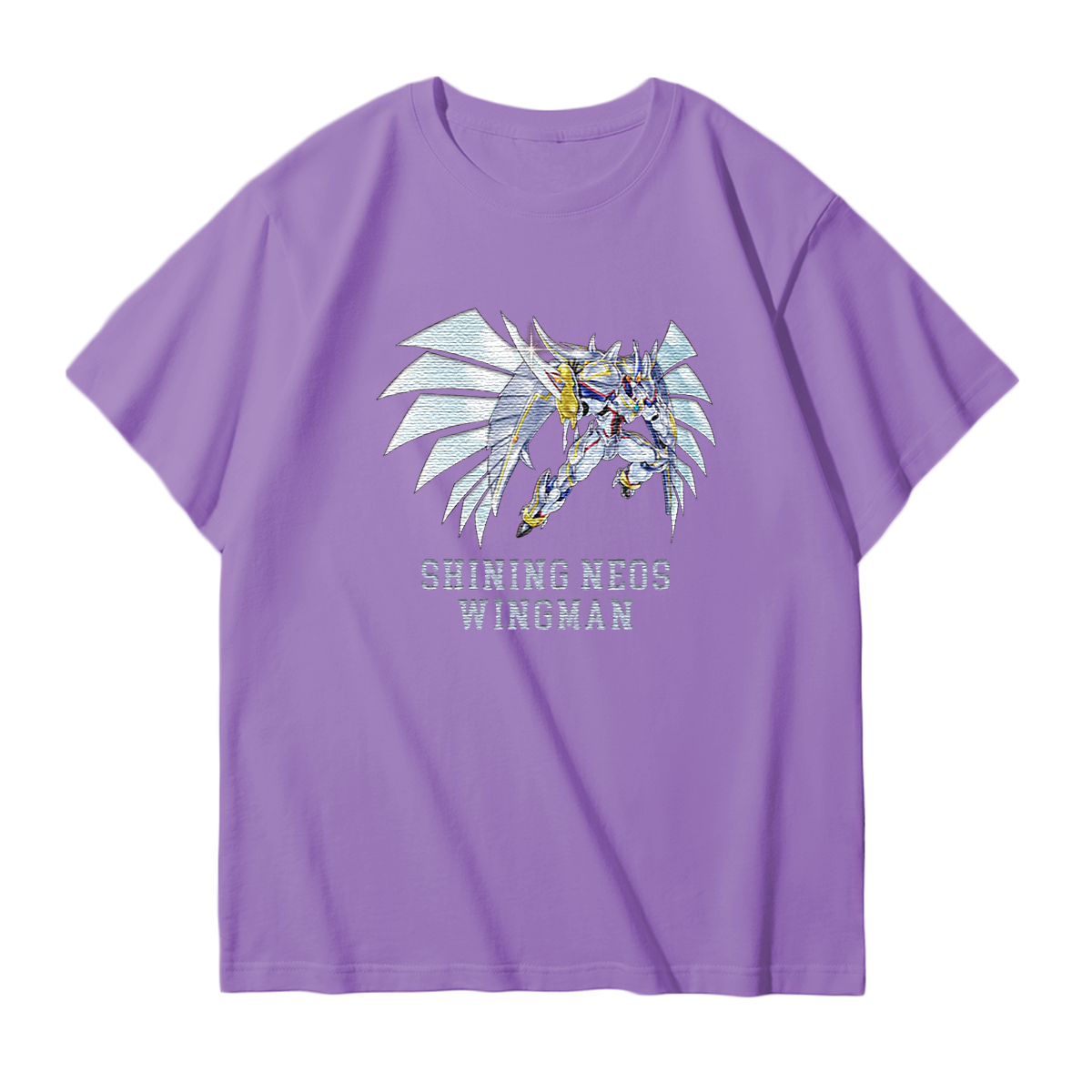 Shining Neos Wingman Yu-Gi-Oh! Anime Unisex Embroidered T-Shirt,Crewneck,Hoodie,ICE39