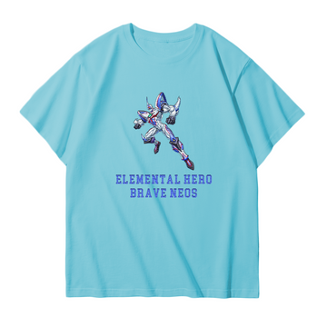 Elemental HERO Brave Neos Yu-Gi-Oh! Anime Unisex Embroidered T-Shirt,Crewneck,Hoodie,ICE19