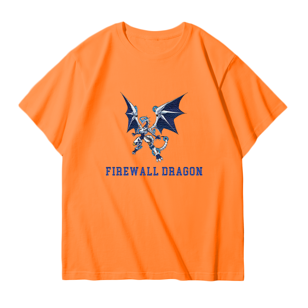 Firewall Dragon Yu-Gi-Oh! Anime Unisex Embroidered T-Shirt,Crewneck,Hoodie,ICE09