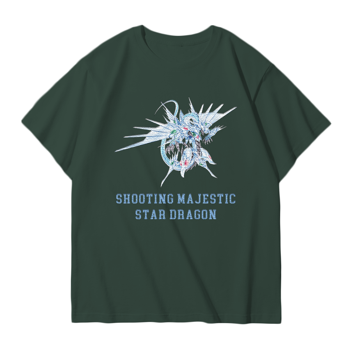 Shooting Majestic Star Dragon Yu-Gi-Oh! Anime Unisex Embroidered T-Shirt,Crewneck,Hoodie,ICE15